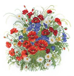 04.005.02 Набор для вышивания Марья Искусница "Мои любимые полевые"