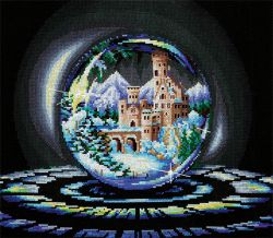 Ш-05 Набор для вышивания Сделай Своими Руками "Шары желаний. Зимнее чудо"