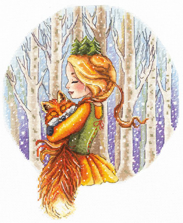 Л-15 Набор для вышивания Сделай Своими Руками "Лесная принцесса"
