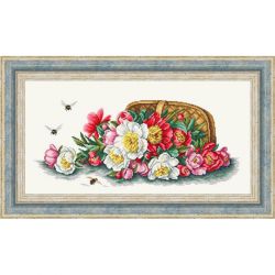 Набор для вышивания Сделано с любовью ЦВ-070 "Ароматный букет", 25х50