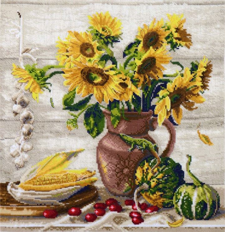 Набор для вышивания Марья Искусница "Подсолнухи и тыквы" 04.005.27 