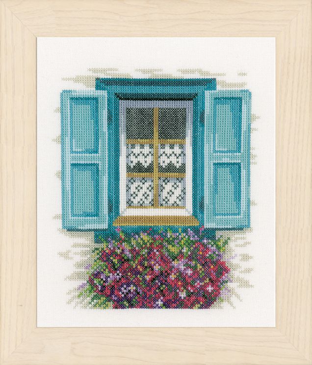 PN-0167123 Набор для вышивания LANARTE "Window with shutters"