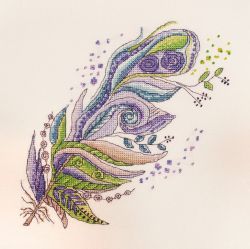 16.001.02 Набор для вышивания Марья Искусница "Зелено-фиолетовое"