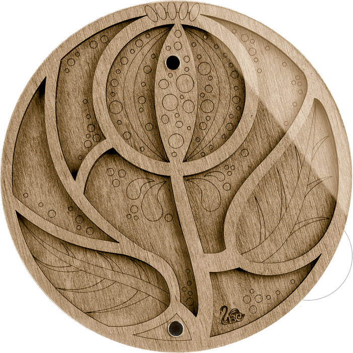 Органайзер для бисера с прозрачной крышкой ВОЛШЕБНАЯ  СТРАНА FLZB-028 14*14см, 9 ячеек