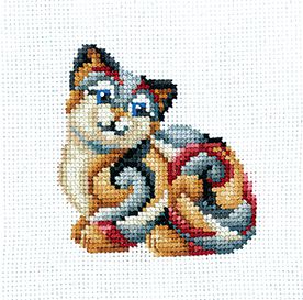 Набор для вышивания Сделай своими руками "Статуэтки.Кошка" С-33