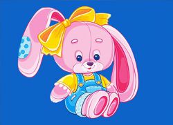 БСА5-007 Алмазная мозаика ТМ Наследие "Розовый зайка"