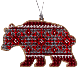 Набор для вышивания бисером по дереву ВОЛШЕБНАЯ  СТРАНА FLK-214, 11*7см