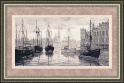 ММ-021 Набор для вышивания Золотое Руно "Тихая гавань"