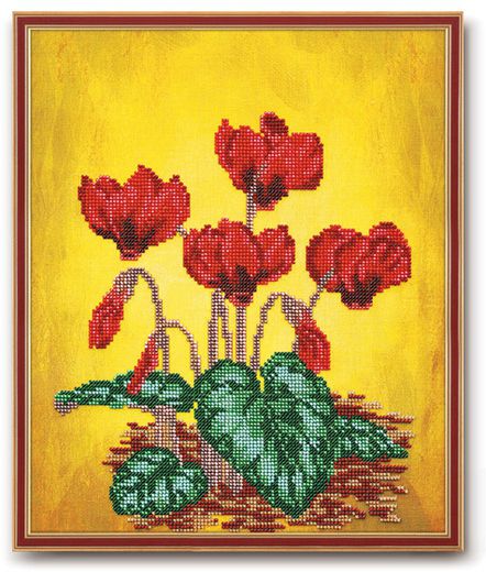 Набор для вышивания бисером КРОШЕ "Альпийская фиалка" В-228