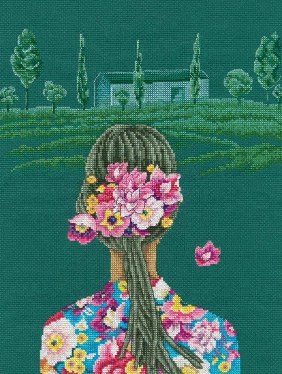 Набор для вышивания РТО "Цветочное очертание" M717