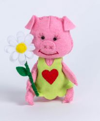 ПФД-1058 Набор для изготовления текстильной игрушки "Хрюша"