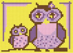 БСА5-016 Алмазная мозаика ТМ Наследие "Совушки"