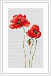 B2225 Набор для вышивания Luca-S "Маки"