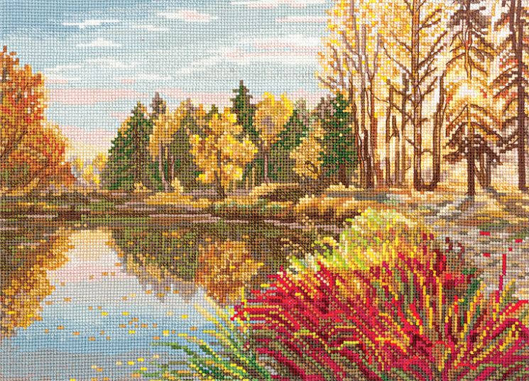 Набор для вышивания Сделай Своими Руками "Краски осени" К-50