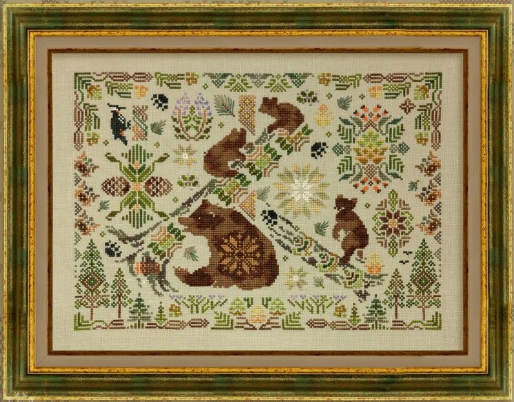 Набор для вышивания Owlforest "Медвежий бор" 0181-МБ-Н-3Bf