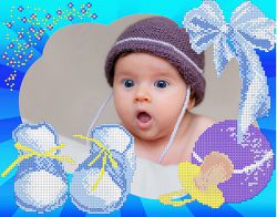 КБ-052 Схема для вышивания бисером ТМ Наследие "Наш малыш"